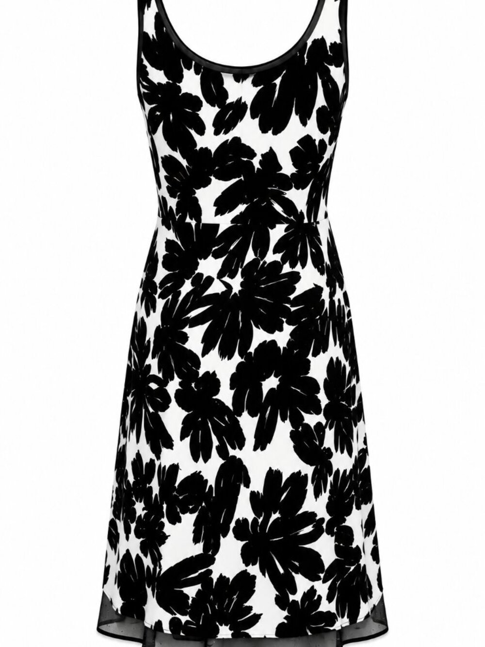 Cable & Gauge Black & White Floral Dress – Size 14